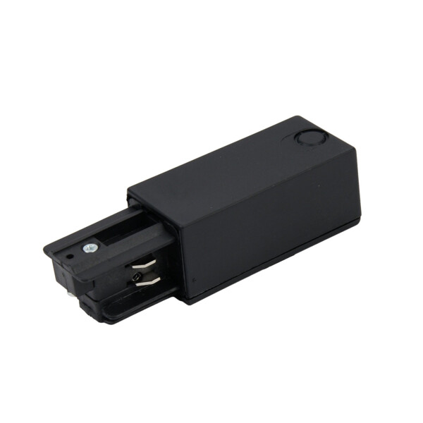 Alimentation gauche - noir - Pour rail 3 allumages 230V (modèle 023) - Aric - 16348