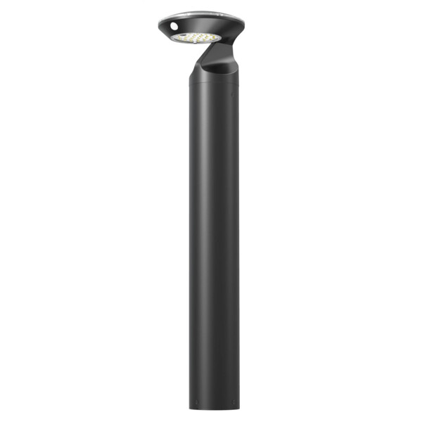 Borne solaire sensol ip66 ik10 a/sensor ir 3cct 2200/3100/4000k 4w 600lm noir - Aric - 51900