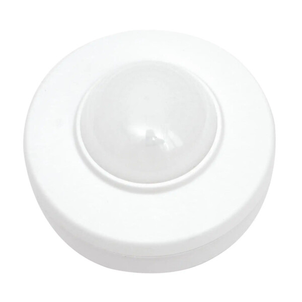 Détecteur/sensor infrarouge 360° encastré/saillie - 4 cellules x10m, 1000w max - Aric - 52081