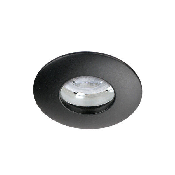 Hidro-230 cx -encastré gu10, ip20/65, vol.2, rond, fixe, noir, lampe non incl. - Aric - 4085