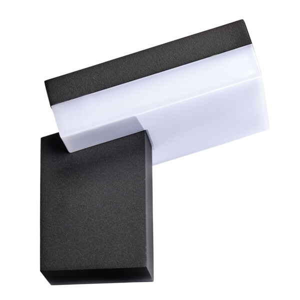 Applique LED Aric Toise IP54 8W 3000K 600lm gris anthracite - Aric - 3156