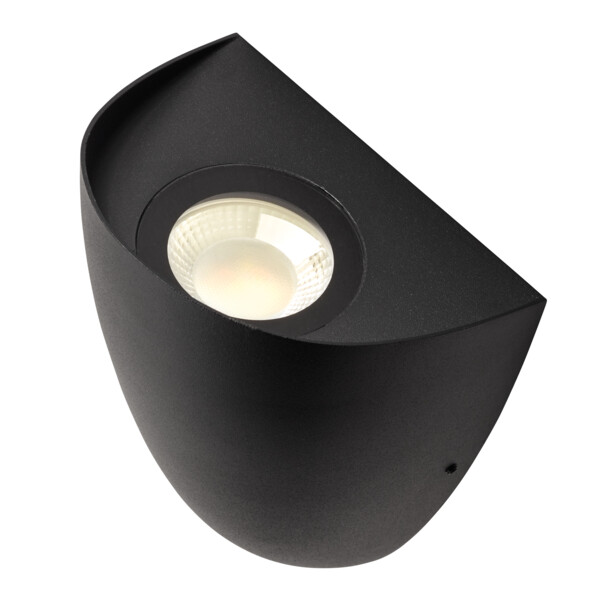 Applique LED Aric Debora IP65 8W 3000 à 5700K 760lm CCT noir - Aric - 51525