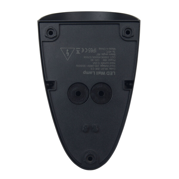 Applique LED Aric Debora IP65 8W 3000 à 5700K 760lm CCT noir - Aric - 51525