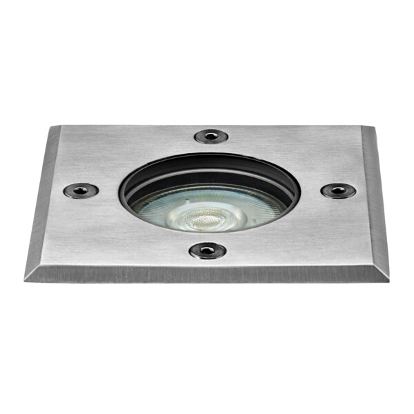 Encastré de sol carré GU10 Aric Pavea IP67 35W max. inox - Aric - 3159