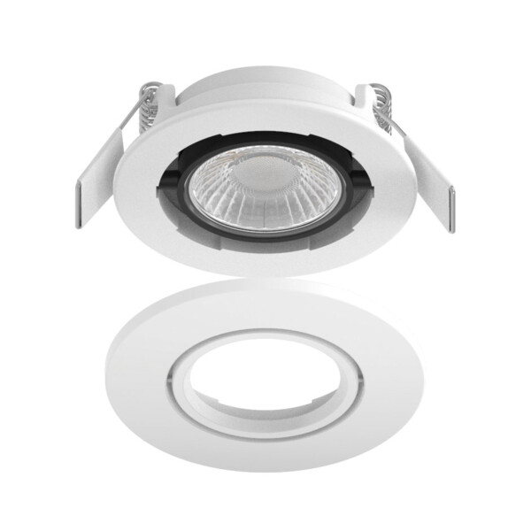 Spot encastré LED Aric Edos CCT 6W 2700 à 4000K blanc orientable - Aric - 11060