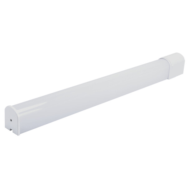 Réglette salle de bain klip 15w 1200lm interrupteur 1 prise blanc neutre - Arlux - 115131
