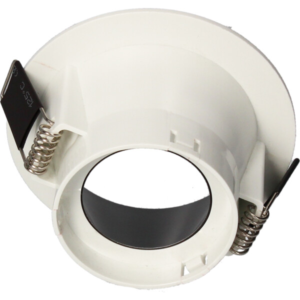 Collerette naxos fixe ø88 ip20 pour lampe ø50/blanc&noir - Arlux - 731779