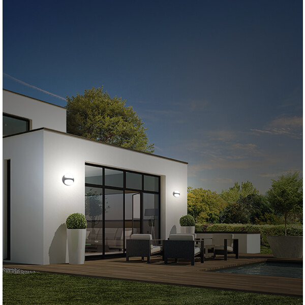 Applique Anthracite LED 16 W 900 lm 3000 K KAFFA Arlux - Arlux - 116078