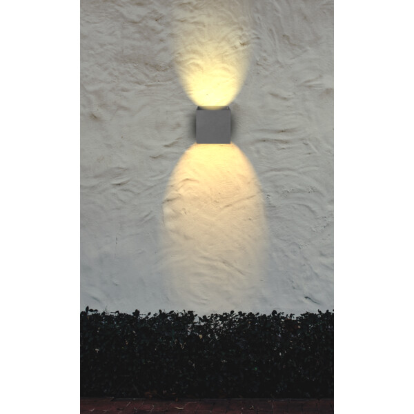 Applique Bidirectionnelle Carrée Grise LED 10 W 750 lm 3000 K SPEZIA Arlux - Arlux - 117140