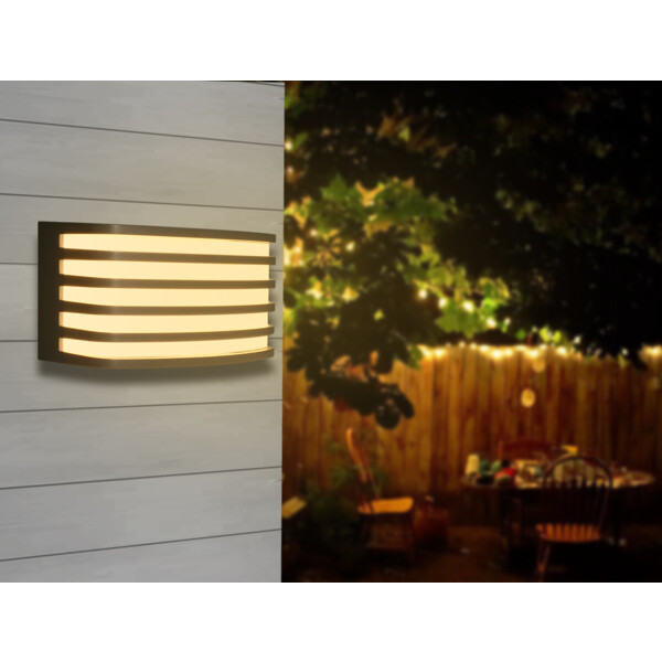 Applique Anthracite LED 15 W 3000 K 600 lm VERONE Arlux - Arlux - 117168