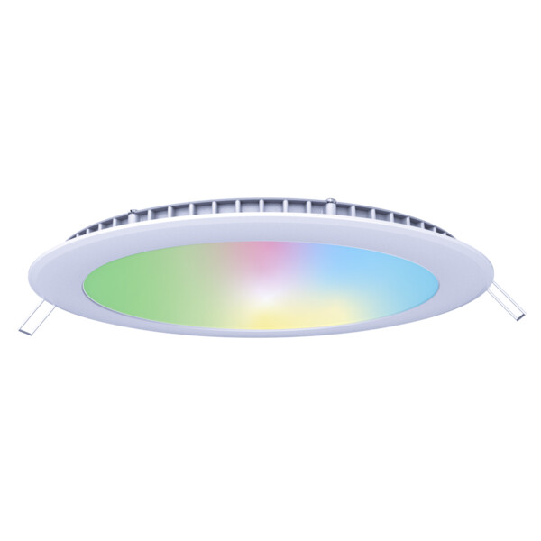 Spot Smart Rond Blanc LED 12 W RGB+Blanc Dynamique 800 lm Ø 168 mm ONYX Arlux - Arlux - 730132
