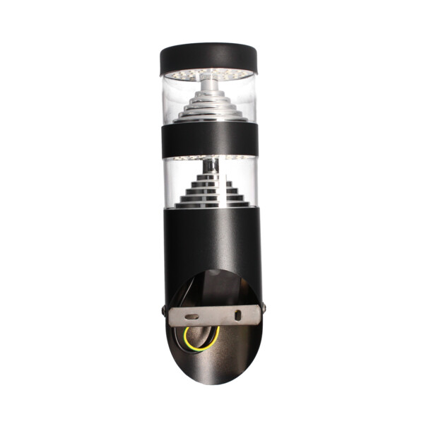Applique torche LED Arlux Castellane IP54 9W 3000K 1000lm acier - Arlux - 111352