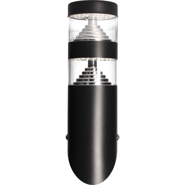 Applique torche LED Arlux Castellane IP54 9W 3000K 1000lm acier - Arlux - 111352