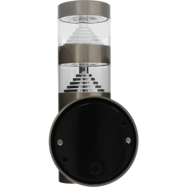 Applique montante LED Arlux Castellane IP54 9W 4000K 1000lm inox - Arlux - 111353