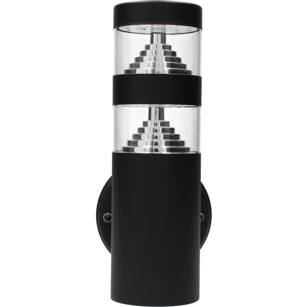 Applique montante LED Arlux Castellane IP54 9W 3000K 1000lm acier - Arlux - 111354
