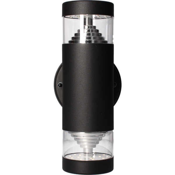 Applique bidirectionnelle LED Arlux Castellane IP54 9W 3000K 1000lm acier - Arlux - 111356