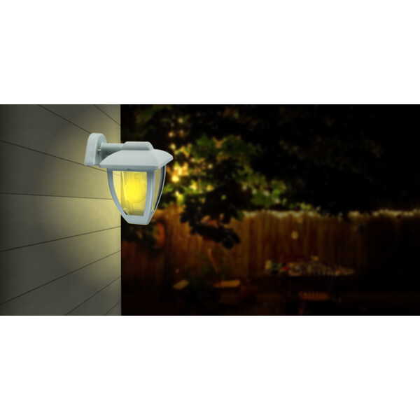 Applique descendante E27 Arlux Robin IP44 60W max. blanc - Arlux - 111885