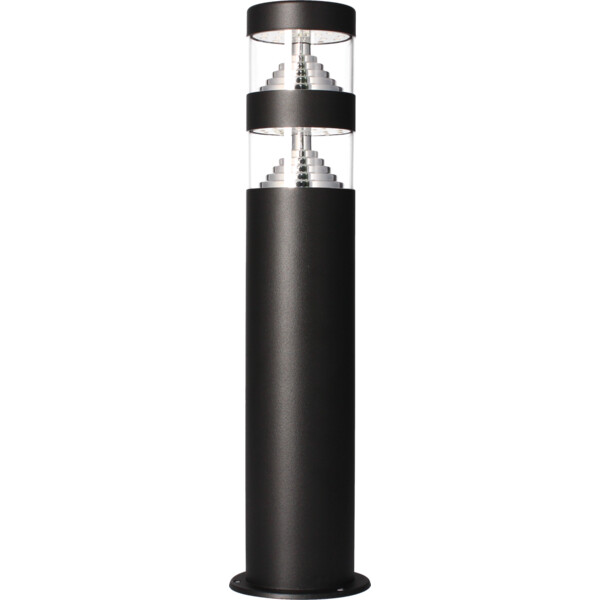 Borne LED Arlux Castellane 40cm IP44 9W 3000K 1000lm noire - Arlux - 111358