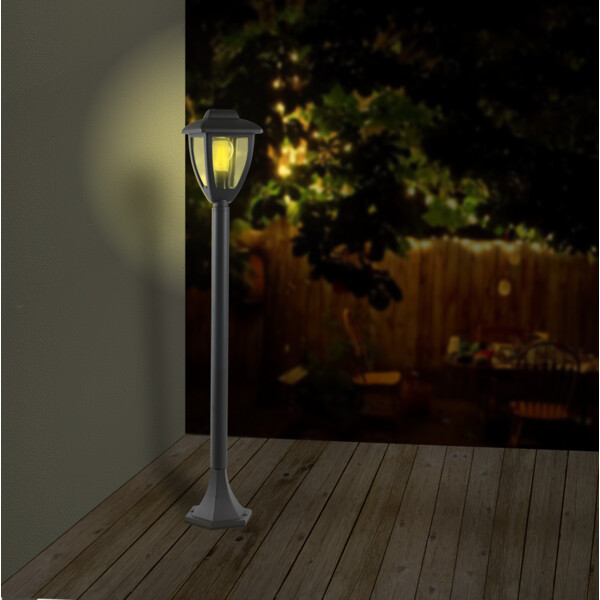 Potelet E27 Arlux Robin 100cm IP44 10W max. anthracite - Arlux - 111884