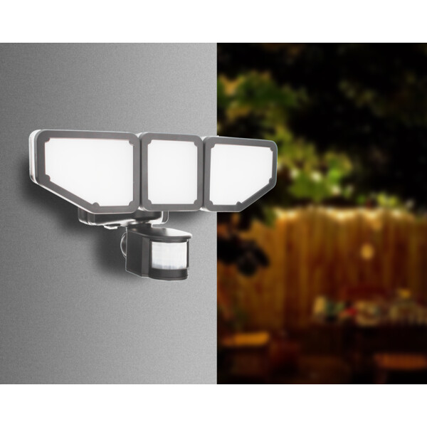 Projecteur Solaire Noir avec Détecteur Infrarouge LED 15 W 4000 K 1000 lm DRIFT Arlux - Arlux - 500591