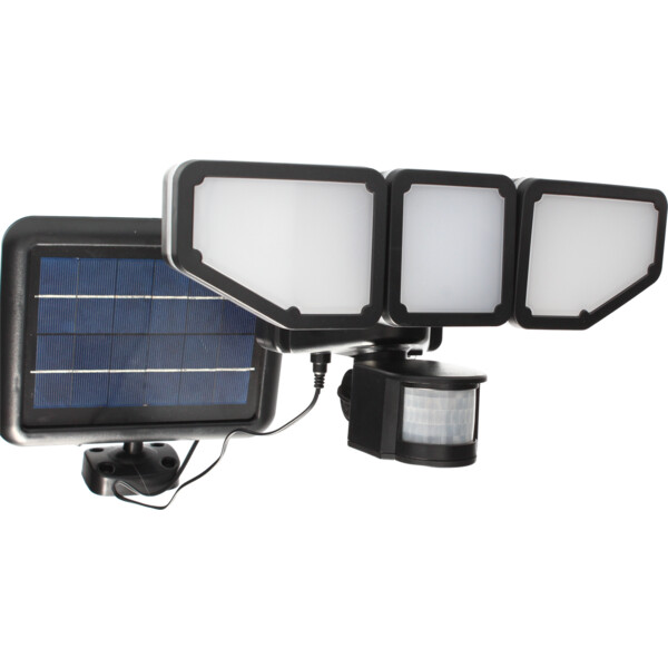 Projecteur Solaire Noir avec Détecteur Infrarouge LED 15 W 4000 K 1000 lm DRIFT Arlux - Arlux - 500591