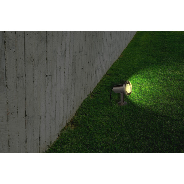 Eclairage sur piquet LED Arlux IP44 5W 3000K 380lm inox - Arlux - 500129