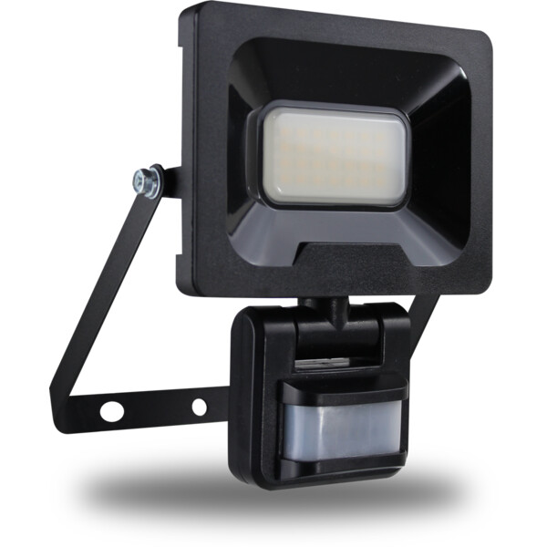 Projecteur Noir avec Détecteur Infrarouge IP65 LED 20 W 4000 K 1600 lm NINO Arlux - Arlux - 200620