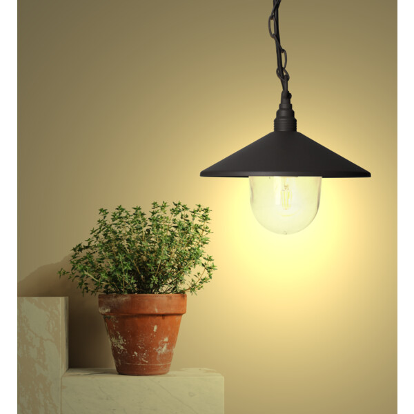 Suspension Anthracite E27 60 W Max PEAK Arlux - Arlux - 111706