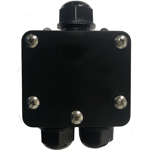 Boîtier de raccordement Arlux 3 voies noir IP68 - Arlux - 500213