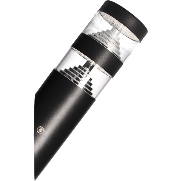 Applique torche LED Arlux Castellane IP44 9W 3000K 1000lm noir - Arlux - 111361