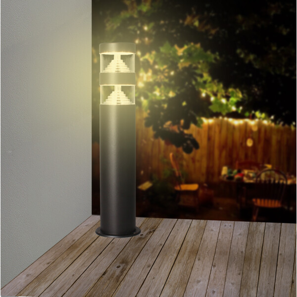 Borne Noire 40 cm LED 9 W 3000 K 1000 lm CASTELLANE Arlux - Arlux - 111367