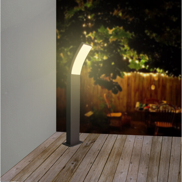 Borne Anthracite 58 cm LED 12,5 W 3000 K 1000 lm CURVE V2 Arlux - Arlux - 111727