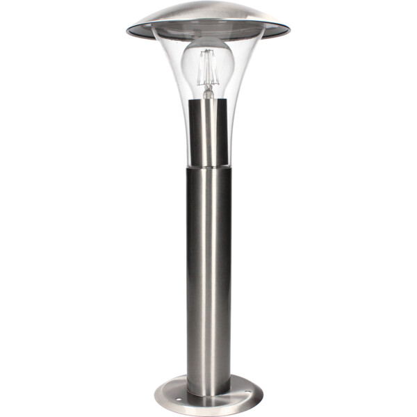 Borne E27 Arlux Gypse 46cm IP44 60W max. inox - Arlux - 111762