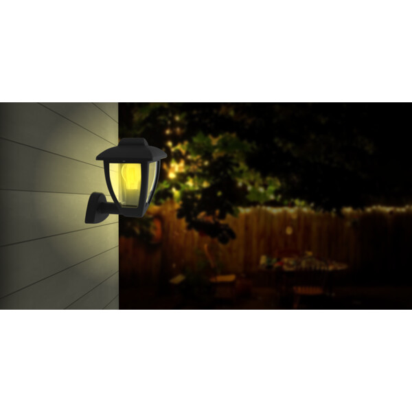 Applique montante E27 Arlux Robin IP44 60W max. anthracite - Arlux - 111880