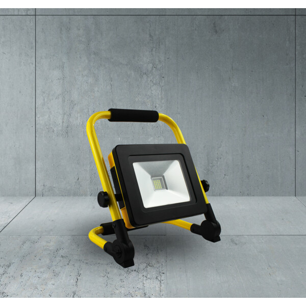 Projecteur Pliable Jaune sur Batterie LED 10 W 4000 K 500 lm SERIE TR Arlux - Arlux - 200430