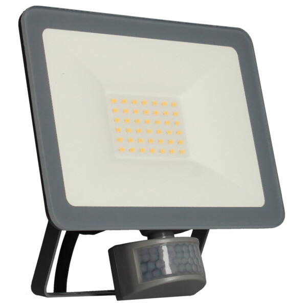 Projecteur Gris avec Détecteur Infrarouge LED 30 W 4000 K 2800 lm SERIE SLIMER Arlux - Arlux - 200545
