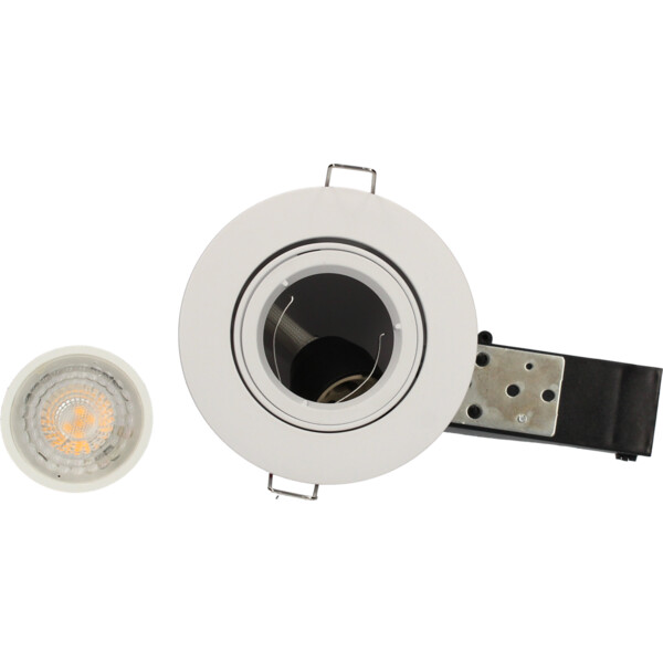Spot encastré LED GU10 Arlux SPT204 5W 2700K 380lm blanc orientable utilisation BBC - Arlux - 950091