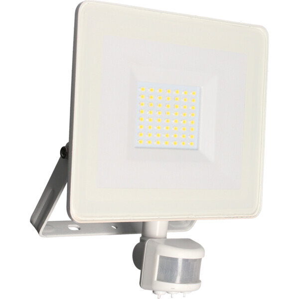 Projecteur Blanc avec Détecteur Infrarouge IP44 LED 50 W 4000 K 4000 lm FLD75 Arlux - Arlux - 950540