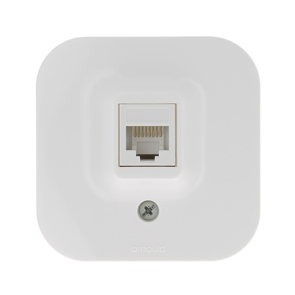 Prise RJ 45 Arnould Profil Eco multimédia cat. 5 saillie - Blanc - Arnould - 54207