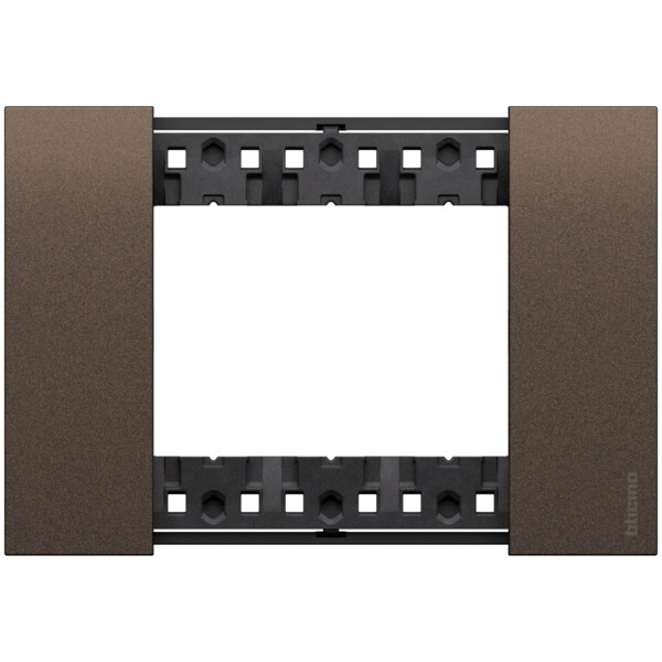 Plaque de finition 3 modules Bronze - Living Now - Arnould - BTKA4803KB