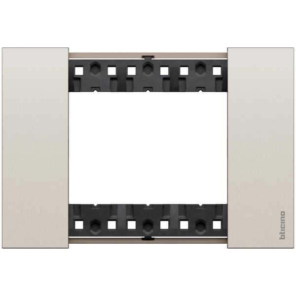 Plaque de finition 3 modules Champagne - Living Now - Arnould - BTKA4803KC