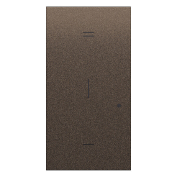 Enjoliveur variateur 2 modules 2 fils Bronze - Living Now - Arnould - BTKB01M2P