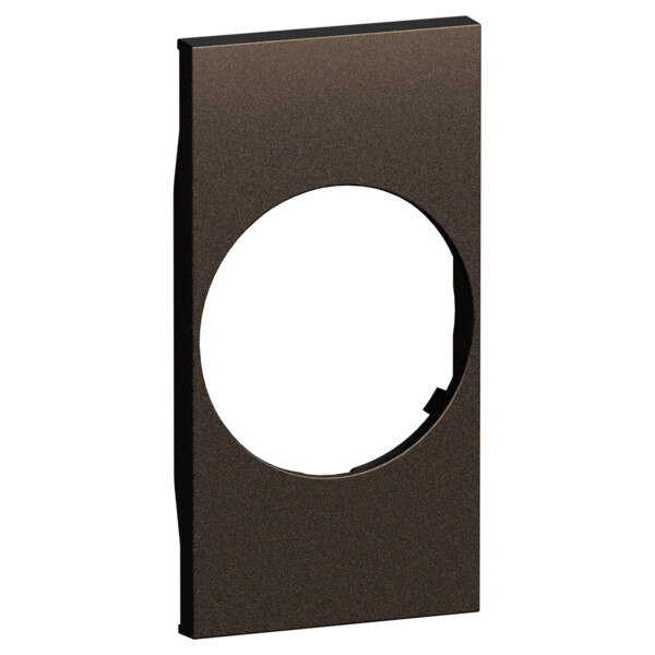 Enjoliveur prise de courant 10/16A 2 modules Bronze - Living Now - Arnould - BTKB04