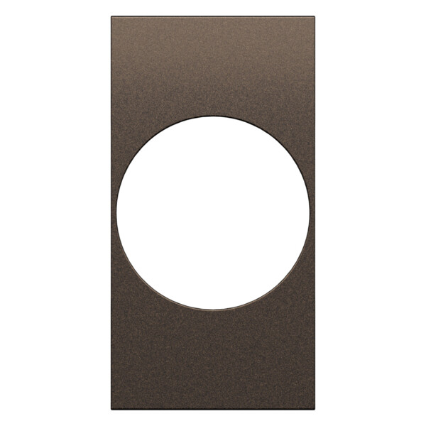 Enjoliveur prise de courant 10/16A 2 modules Bronze - Living Now - Arnould - BTKB04