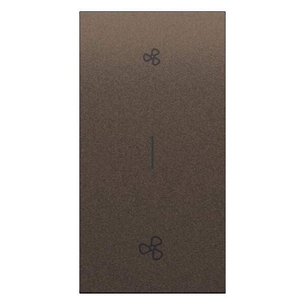 Enjoliveur interrupteur VMC 2 modules Bronze - Living Now - Arnould - BTKB05M2VMC