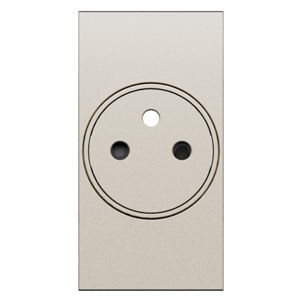 Prise de courant 2P+T Surface 2 modules Champagne - Living Now - Arnould - BTKC55F