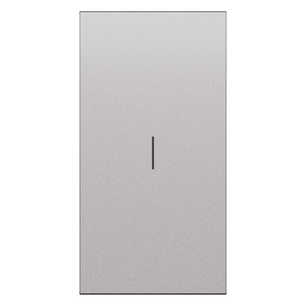 Enjoliveur interrupteur 2 modules Acier - Living Now - Arnould - BTKS01M2