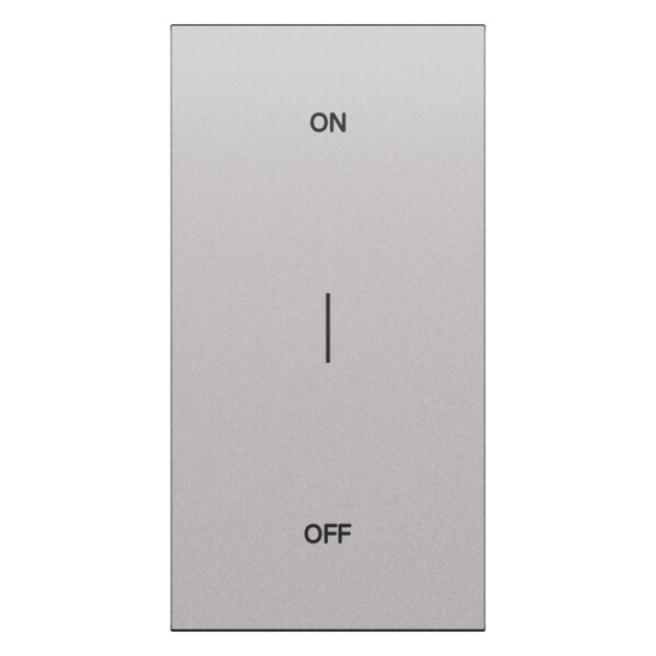 Enjoliveur ON/OFF 2 modules - Acier - Living Now - Arnould - BTKS01MH2AG