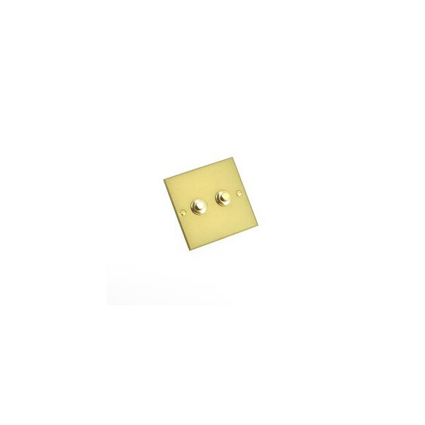 Interrupteur à 2 boutons poussoirs Or Arnould Europa Jaspe 2A 250V - Arnould - 271H10D10D02