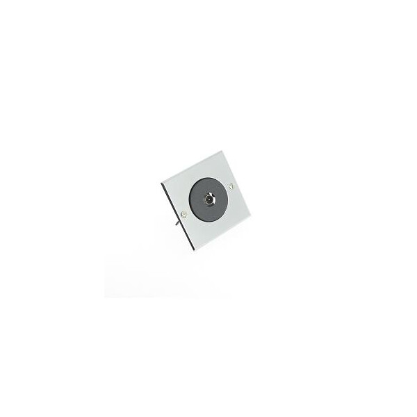 Prise télévision miroir chrome Europa Arnould  - Arnould - 271H29N01